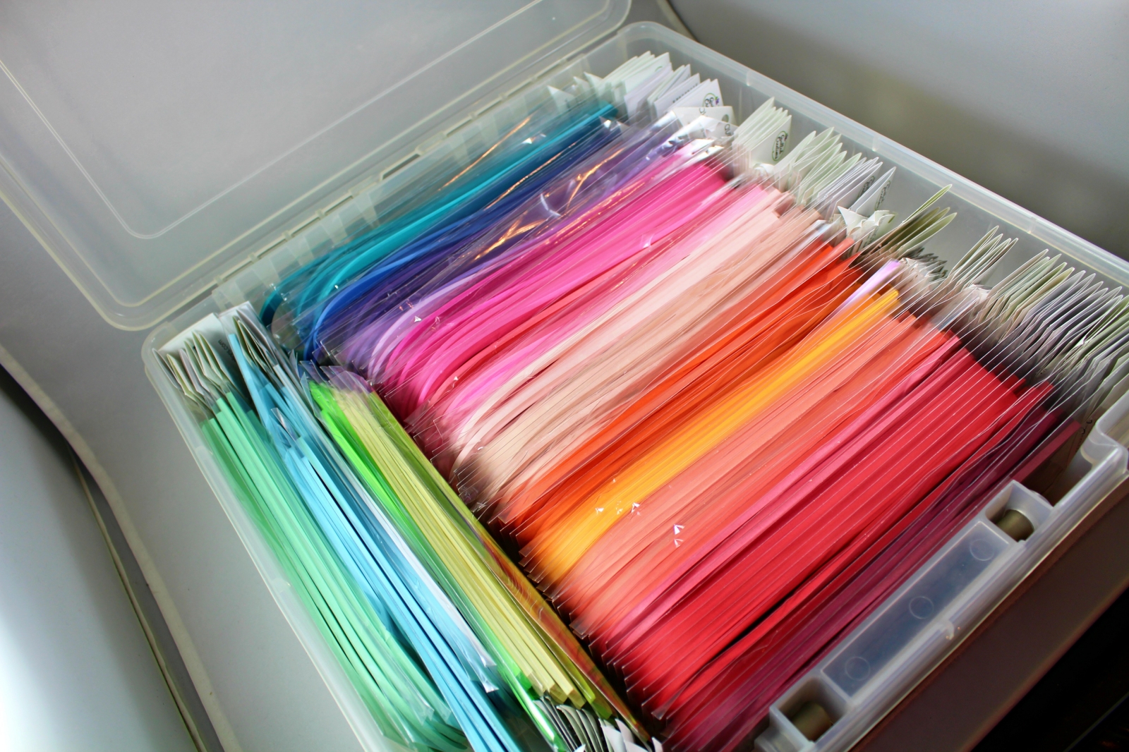 quilling paper storage organization box